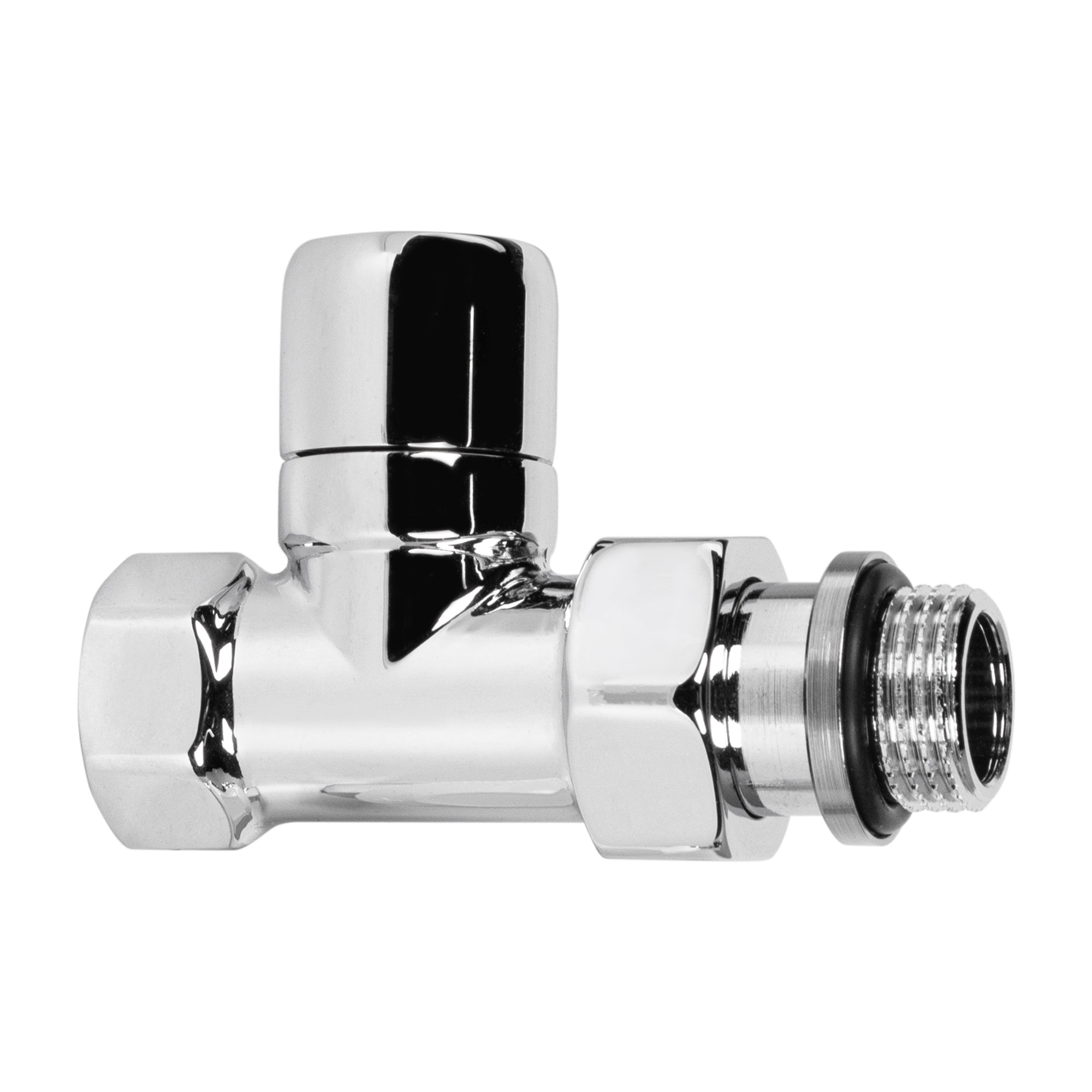 Набор термостатический для радиатора прямой Royal Thermo Design 1/2"М30х1,5 (Хром)