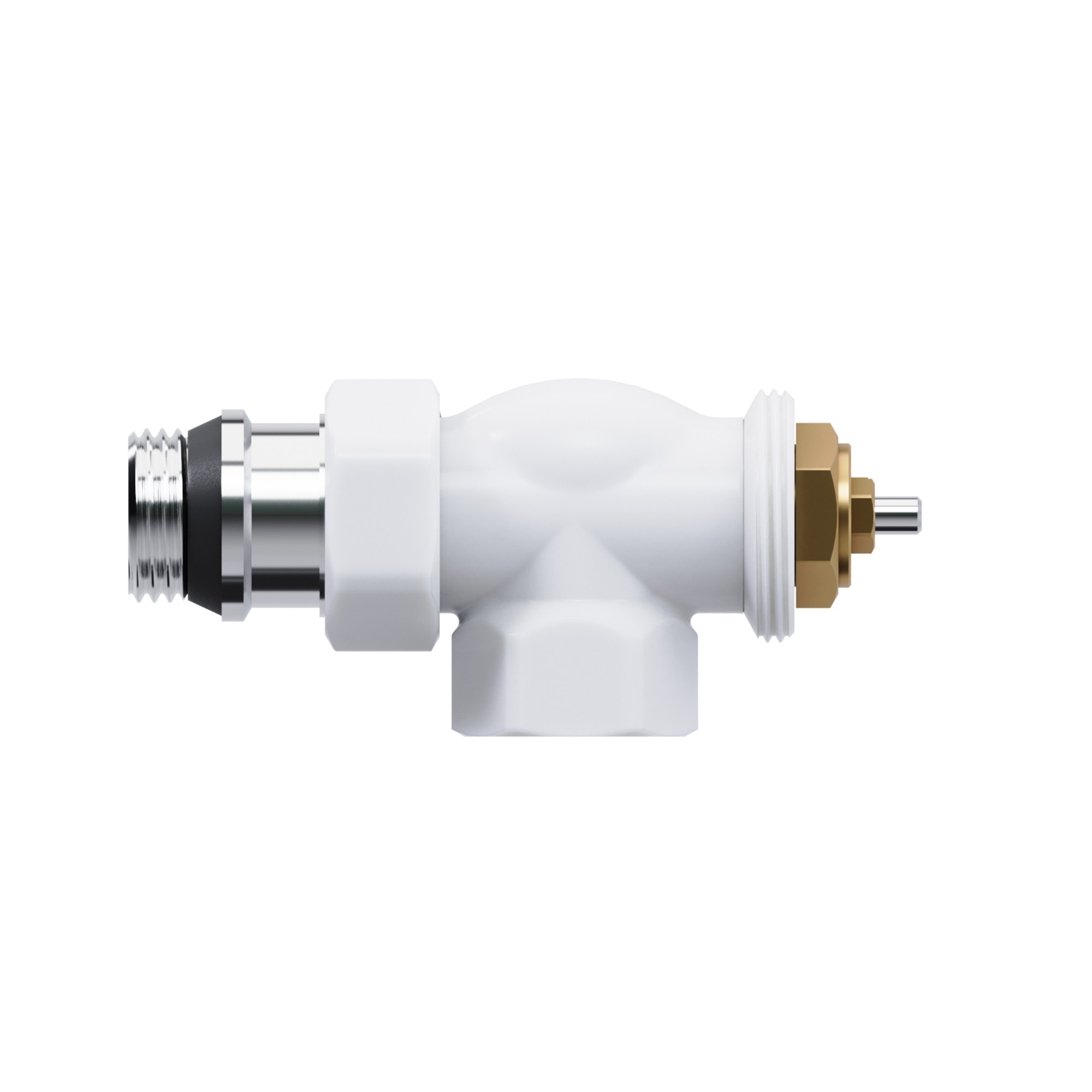 Набор термостатический осевой Royal Thermo Design 1/2"М30х1,5 (Белый)