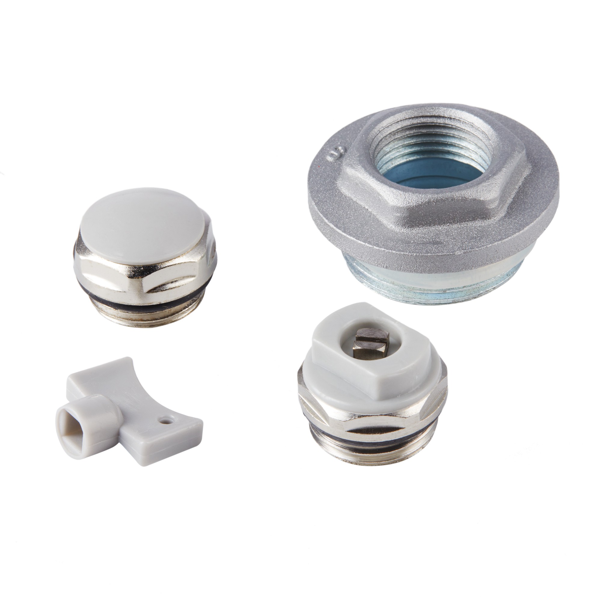 Набор присоединительный Royal Thermo 1/2'' silver