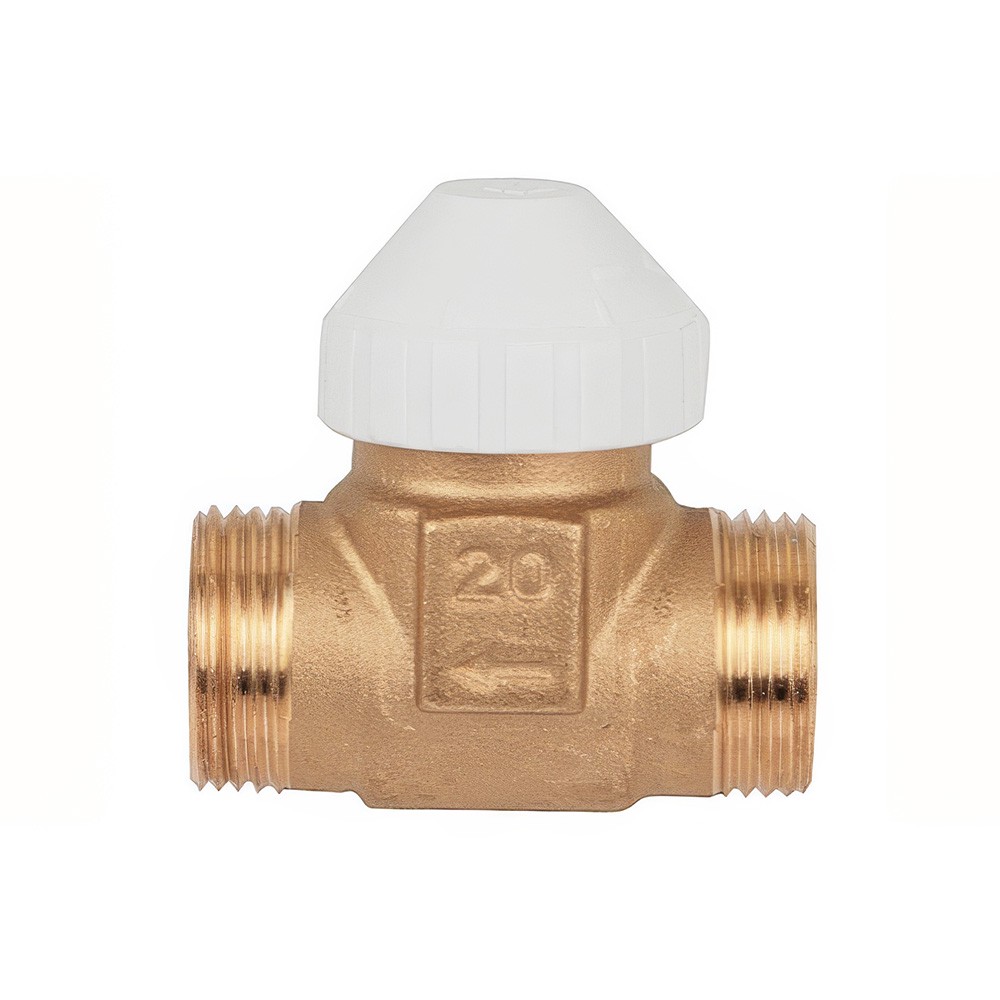 Клапан термостатический HENCO зональный, 2 x 1" - M30x1,5 - Kv 4,5