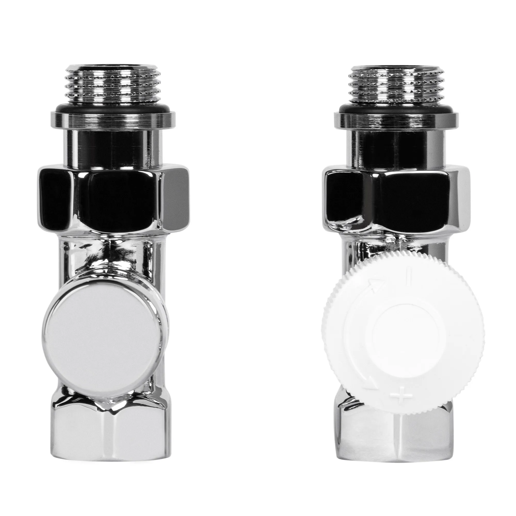 Набор термостатический для радиатора прямой Royal Thermo Design 1/2"М30х1,5 (Хром)