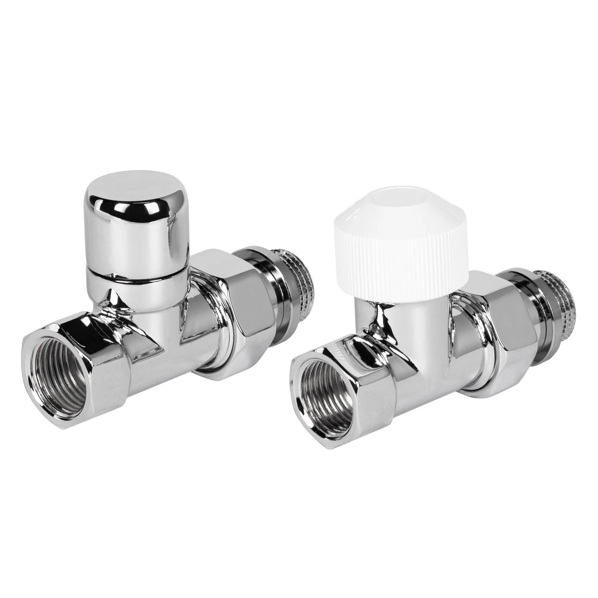 Набор термостатический для радиатора прямой Royal Thermo Design 1/2"М30х1,5 (Хром)